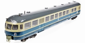 NPE Modellbau NL33014 - H0 Akkutriebwagen BR 517 Blau/Beige der DB; Ep. IV (Gleichstrom 3-Leiter)